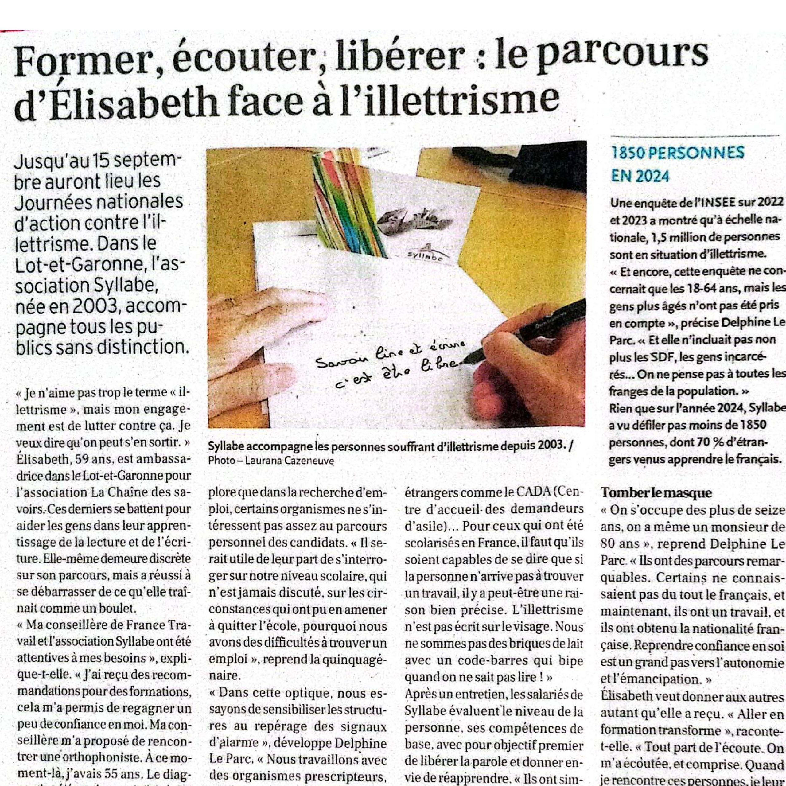 Article Dépêche Petit bleu sept 2025 image