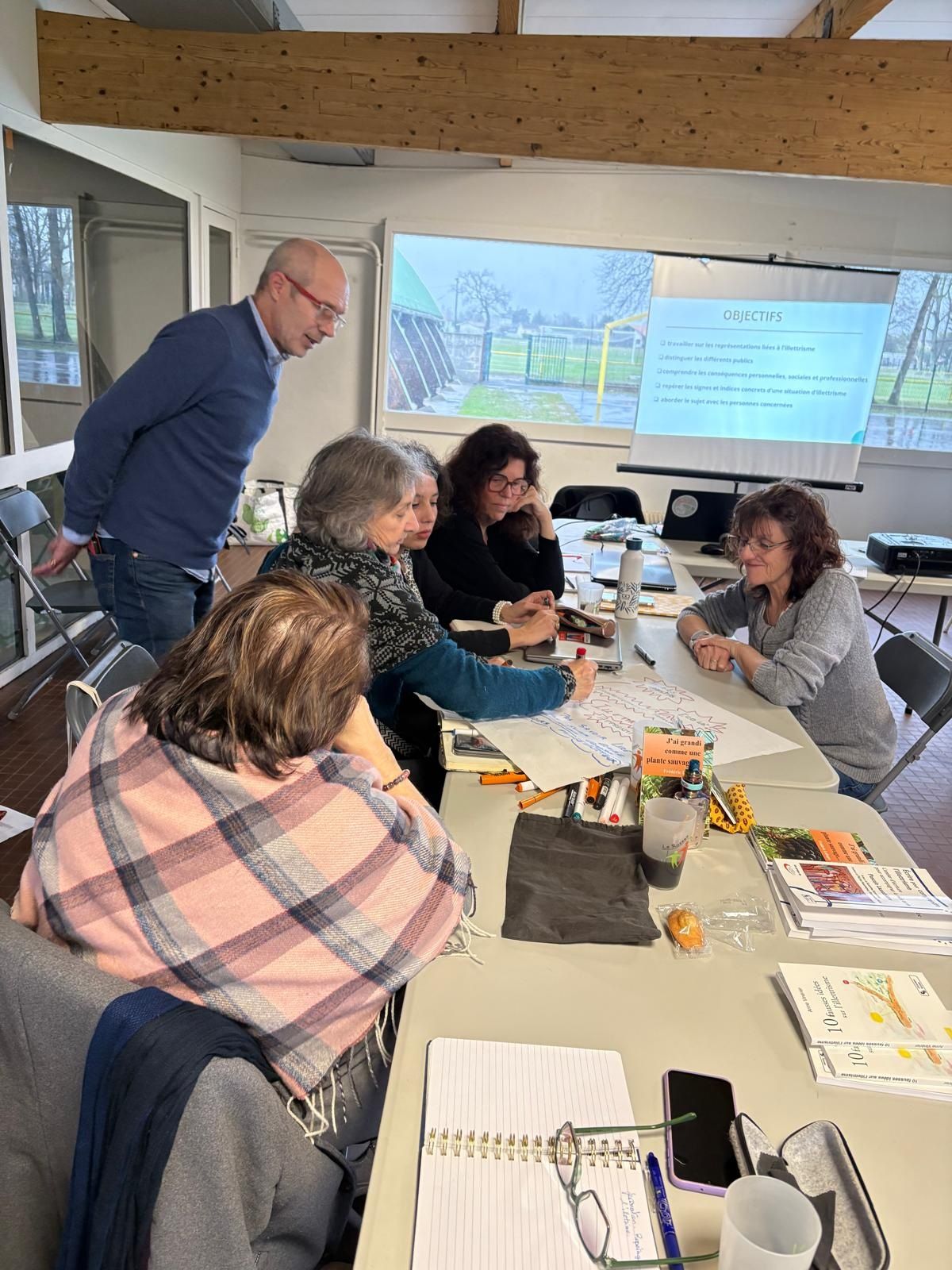 Formation illettrisme arcachon mailllon